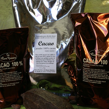 Cacao poudre pur 100 % sans sucre